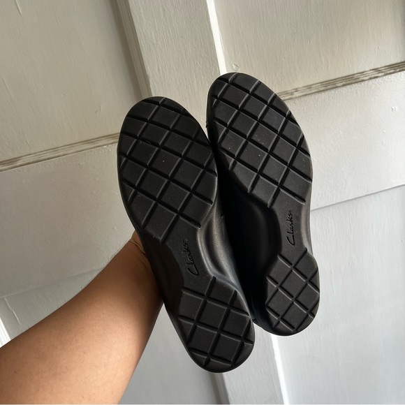 Clarks Collection Ballet Flats Black Women's Size 9 Balletcore Neutral Comfy - Picture 6 of 7